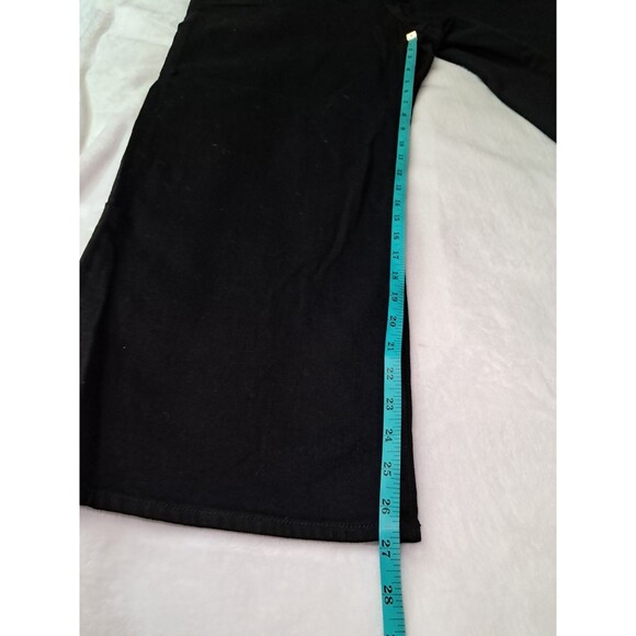 J.Crew Slim Wide Jean Black SMALL FLAW BELTLOOP CC586 Size 34 NWT - Picture 9 of 12